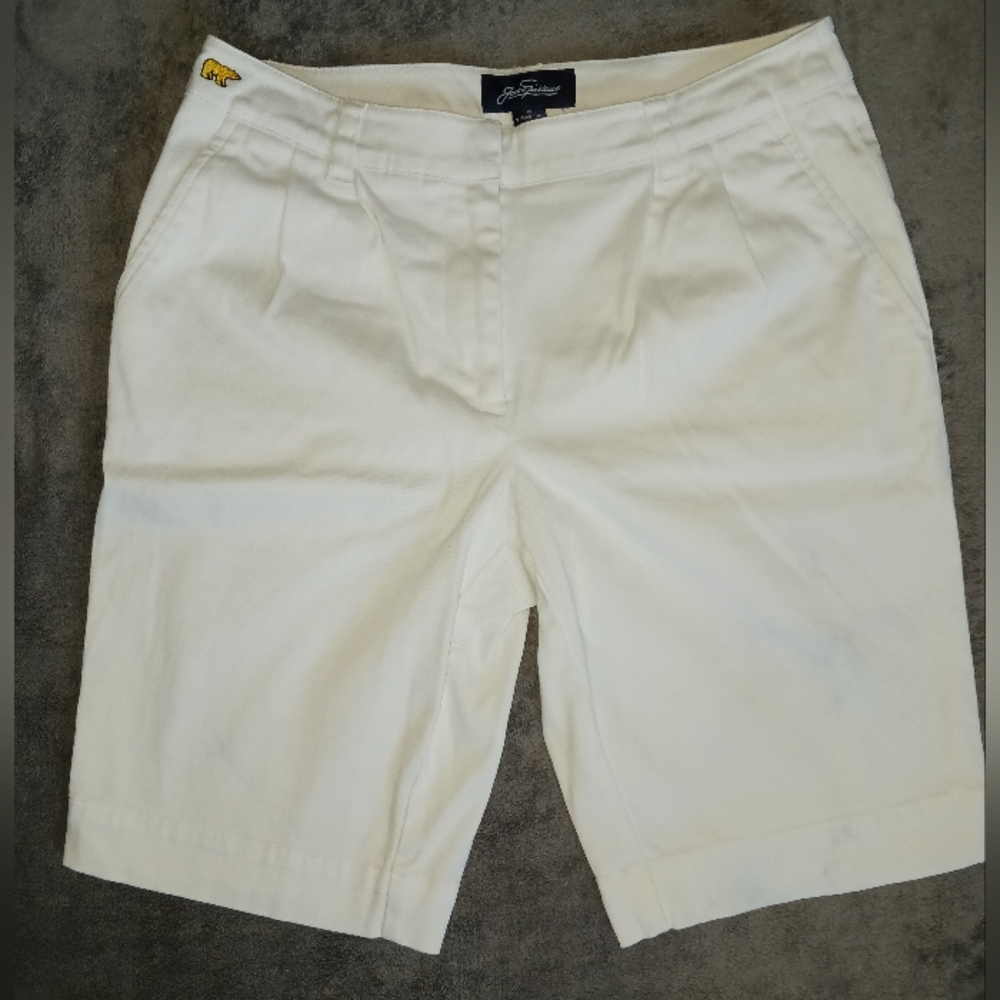 Classic White Bermuda Shorts